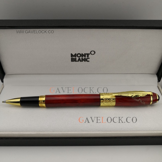 Replica MontBlanc Daniel Defoe Red Rollerball Pen